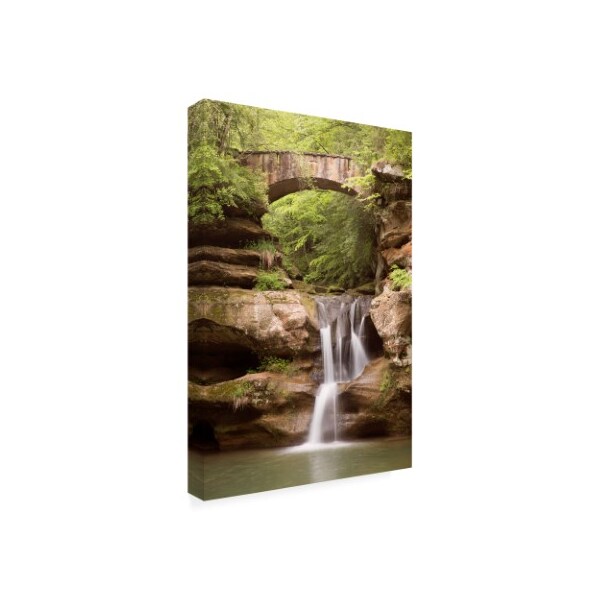 Monte Nagler 'Stone Bridge Hocking Hills Ohio' Canvas Art,16x24